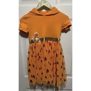 Girl's Size Large (10-12) Pokemon Charmander‎ Character Dress Orange